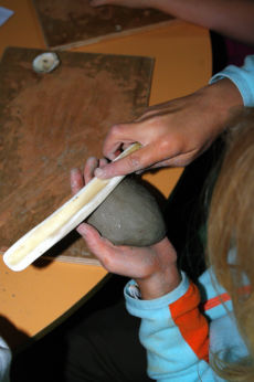 Fabrication d'un contenant en argile