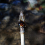 Détail d'une pointe de flèche